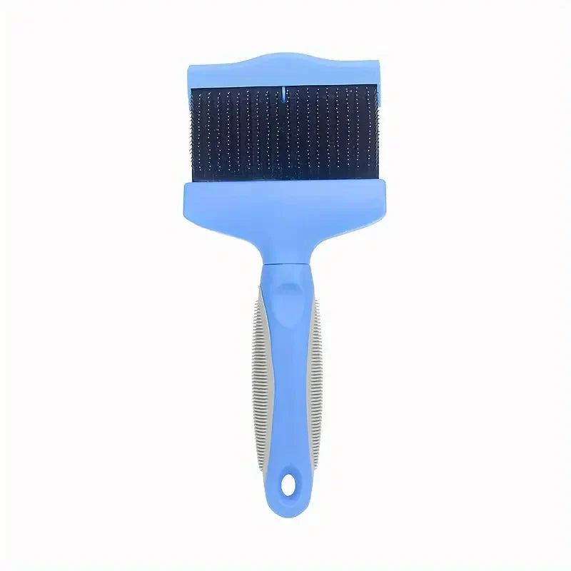 Double-Sided Stainless Steel Dog Brush For Grooming And Detangling, Pet Comb For Dogs