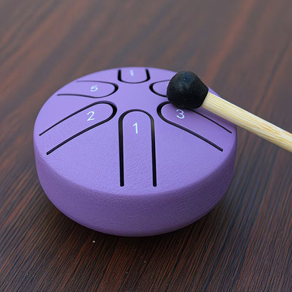 3-inch 6-tone steel tongue drum