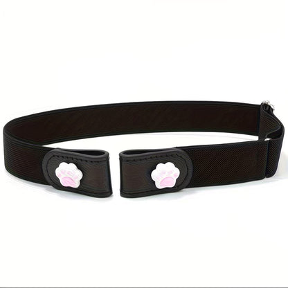 Adjustable Elastic Belt for Women, Perfect for Jeans, Featuring a Seamless Design