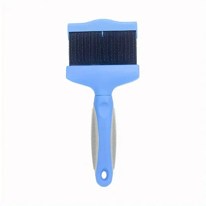 Double-Sided Stainless Steel Dog Brush For Grooming And Detangling, Pet Comb For Dogs