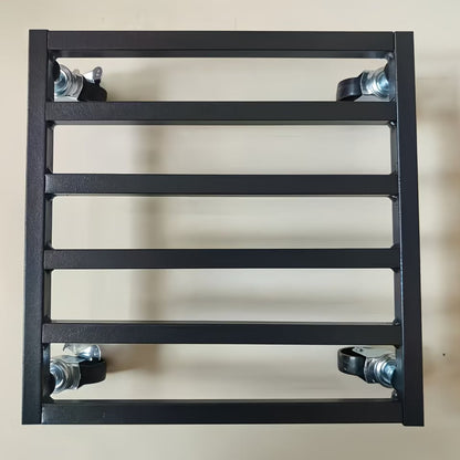 Heavy-duty mobile plant stand with locking casters