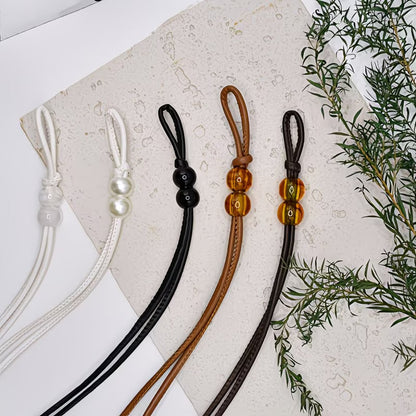 Stylish soft-cord slim belt with an adjustable long design